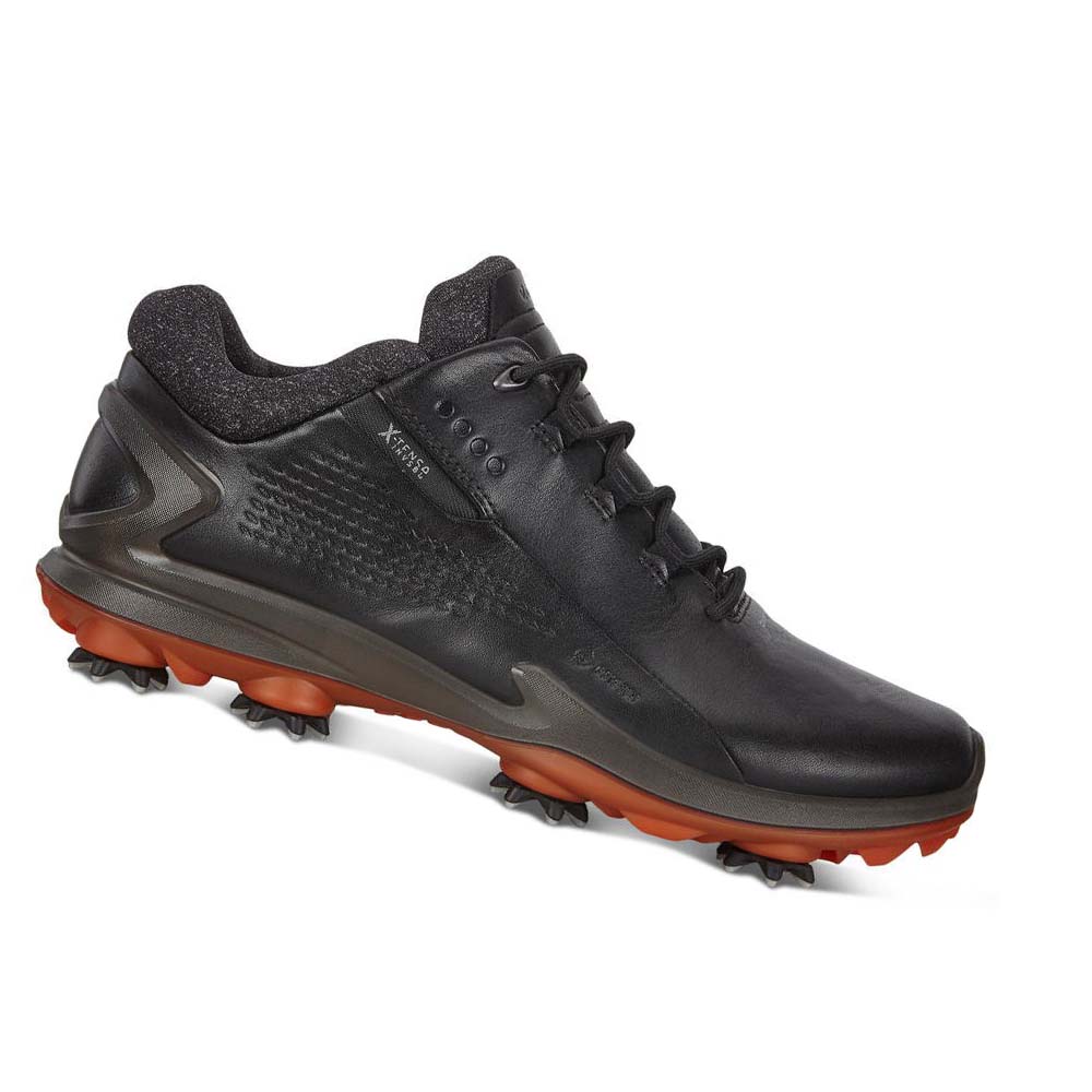 Men\'s Ecco Biom G3 Cleated Golf Shoes Black | Canada 541KOR